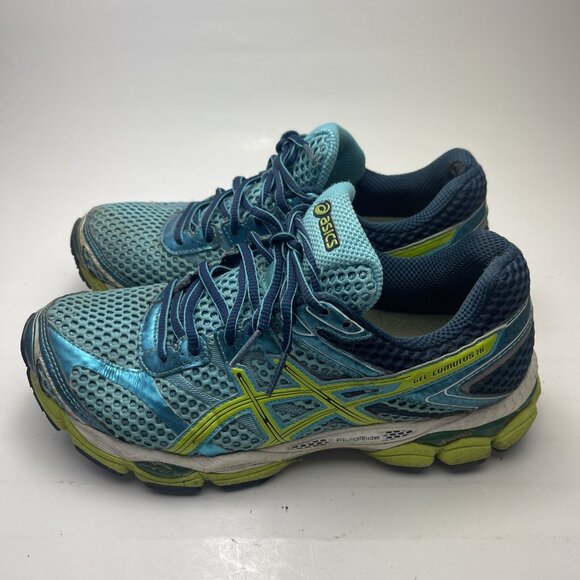 Asics Womens Gel Cumulus 16 T489N Blue Running Shoes Sneakers Size 9.5 - Picture 1 of 12